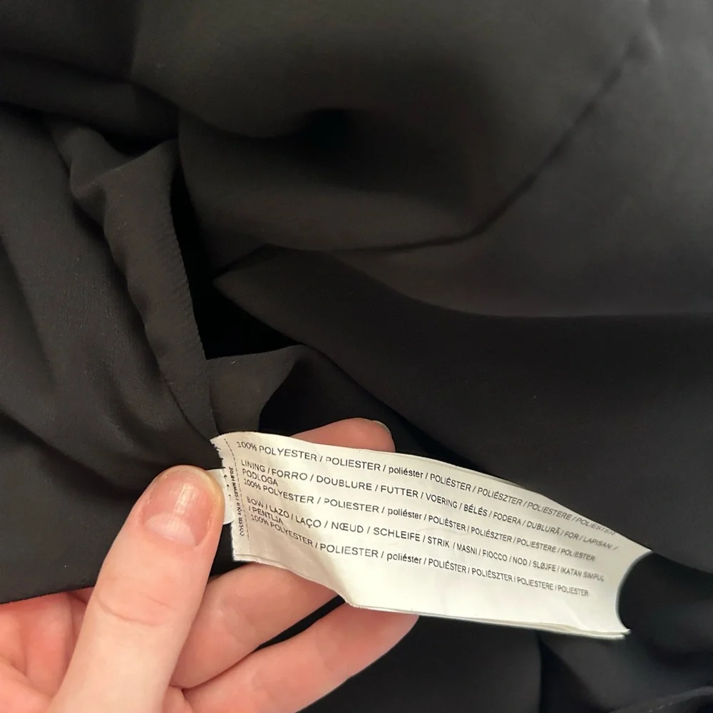 Mango Black Mini Dress | US 4 - Picture 7 of 7